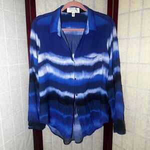 Antropologie Cloth & Stone Ombre Tie-Dye Buttondown Shirt